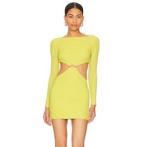 Camila Coelho Zoey Mini Dress XXS green